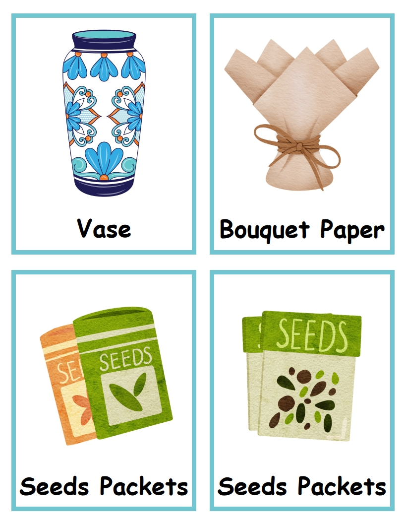 The Flower Shop Printable Activity (Ages 3-8) – Fun Pretend Play & Learning! 🌸🌼