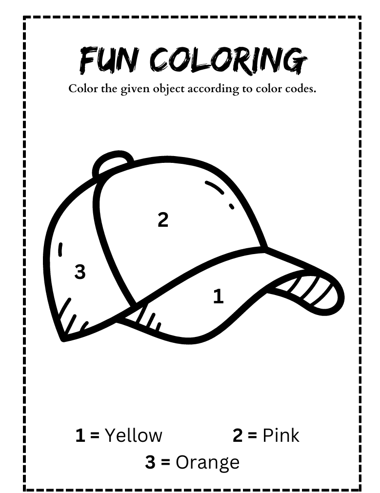 NUMBERS COLORING 01