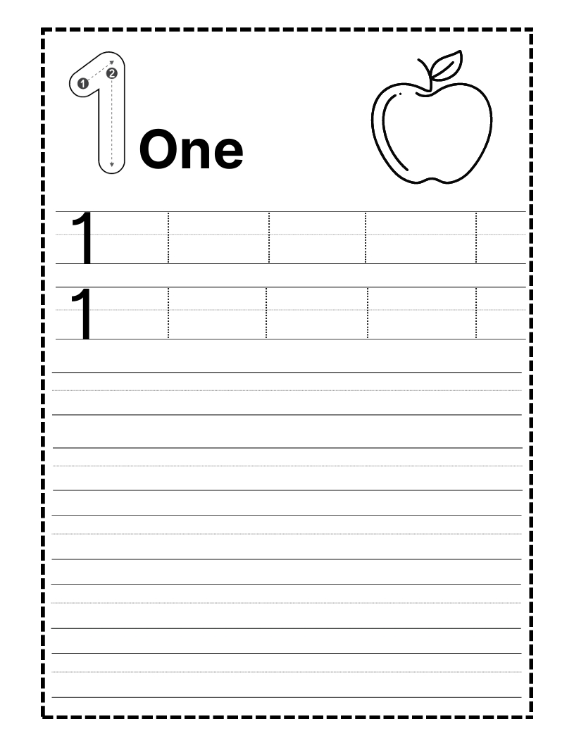 Tracing Number 09