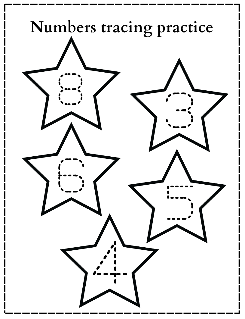Tracing Number 04