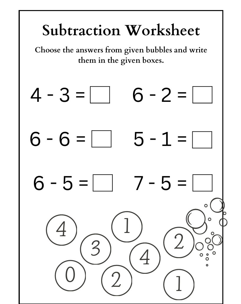 Subtraction 3