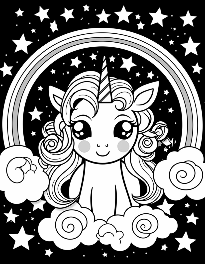 cute kawaii unicorn