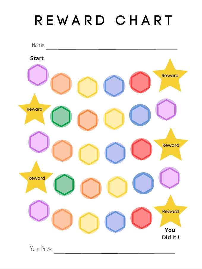 TODDLER Reward Chart