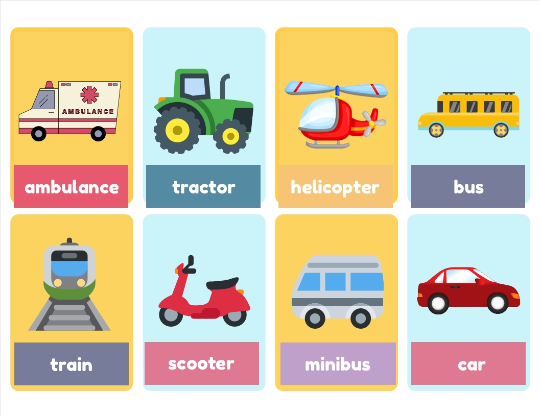 Vehicles Flashcards
