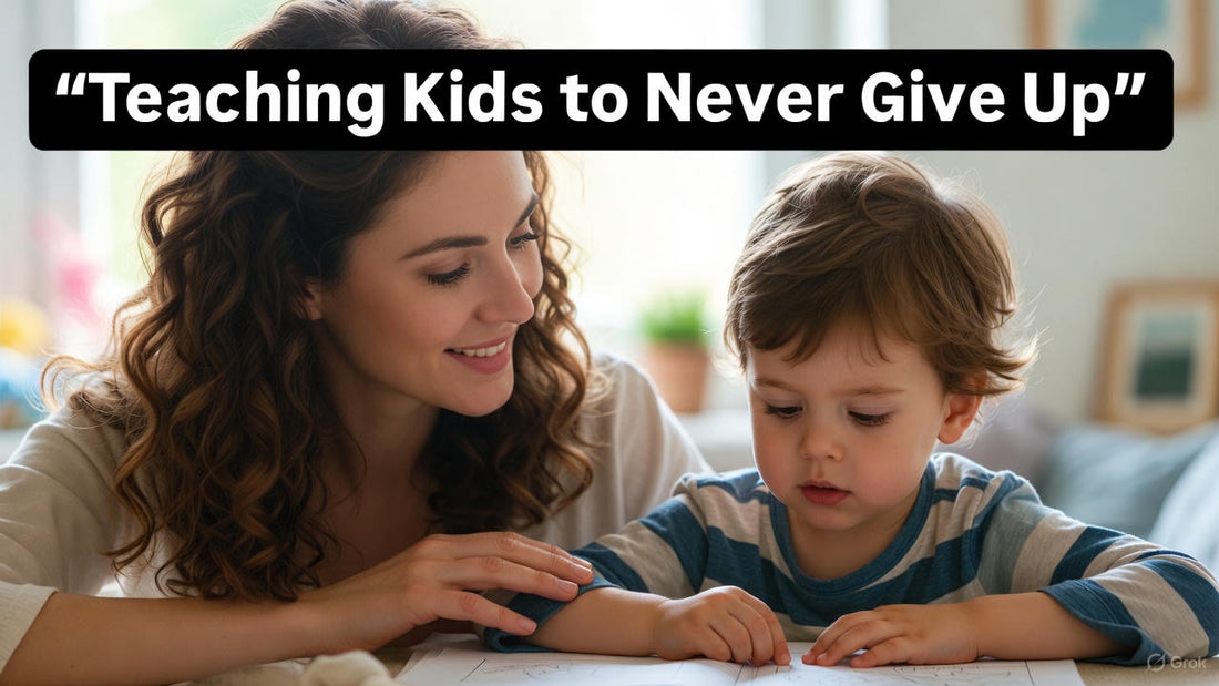 How to Teach Kids Not to Give Up When Something Doesn’t Work the First Time