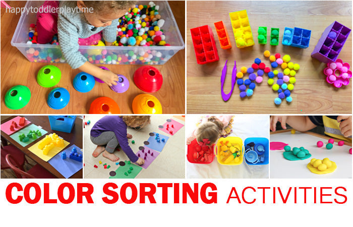 DIY Color Sorting Games for Kids Using Everyday Household Items – toybless