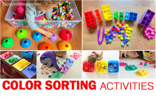 🧠 DIY Color Sorting Games Using Everyday Items
