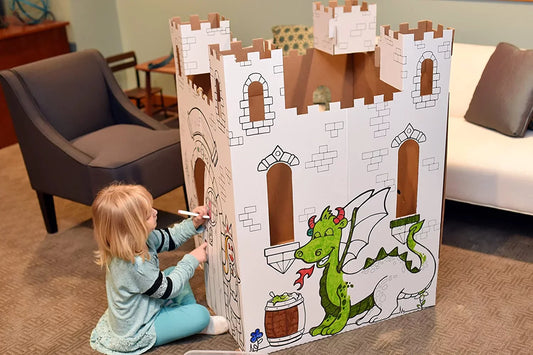 🏠 Indoor Fun for Kids: DIY Puzzle Making & Fort Building