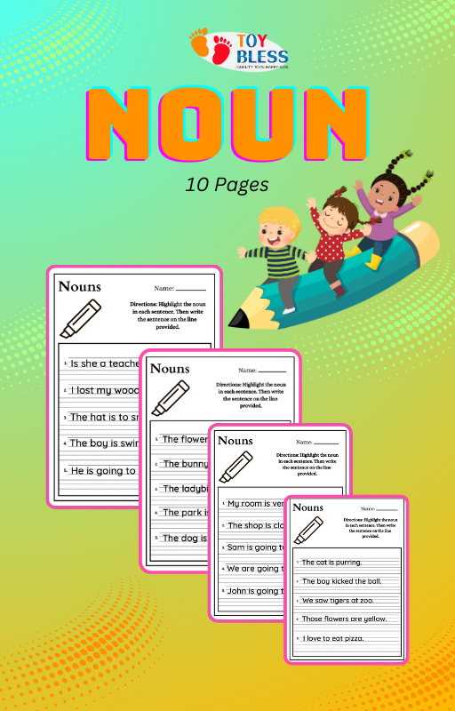 Engaging Noun Worksheets for Kids! 📝🌟