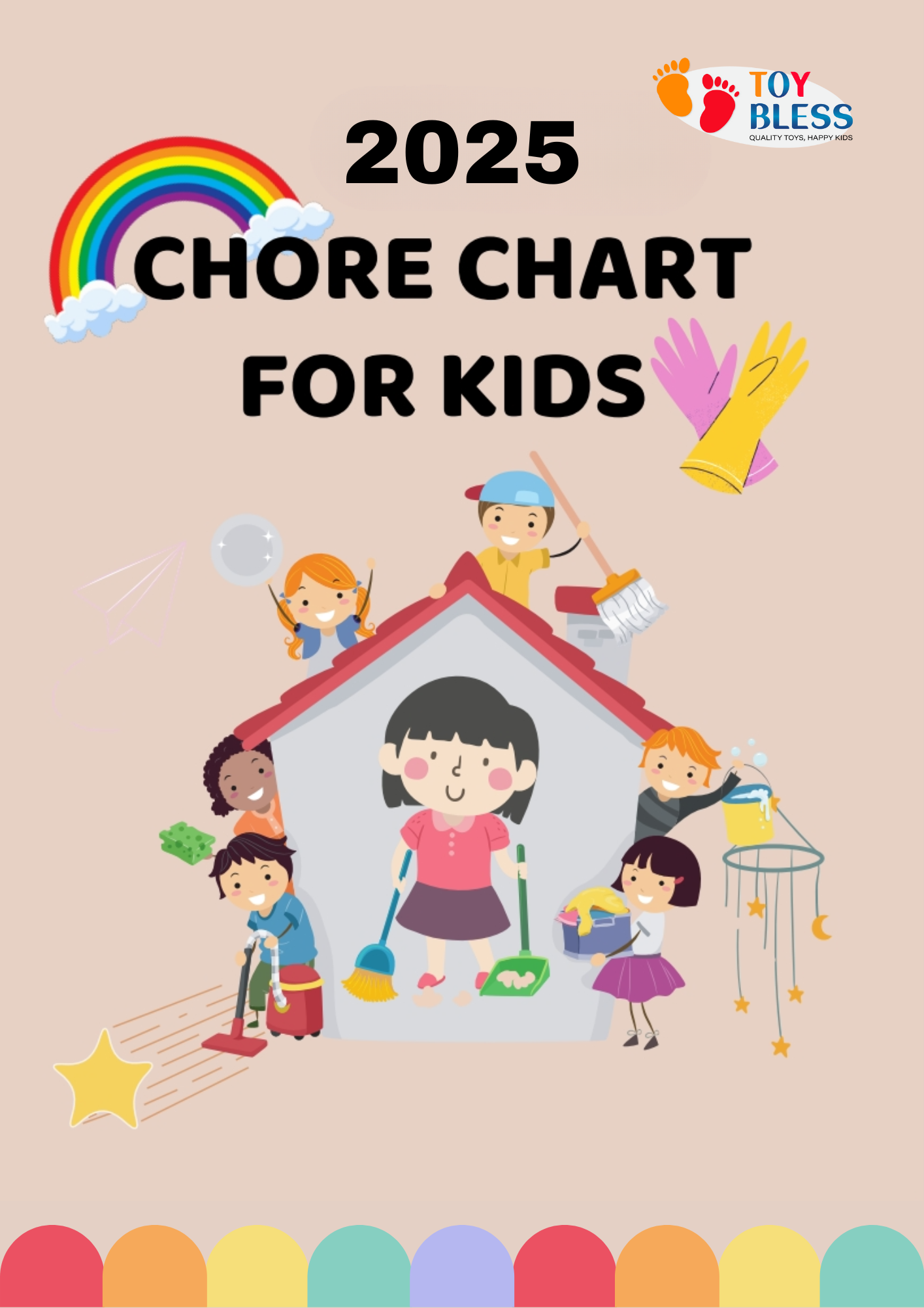 2025 Chore Chart for Kids