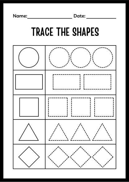 Free Alphabet & Numbers Worksheet for Kids (A–Z & 1–10 Printable)