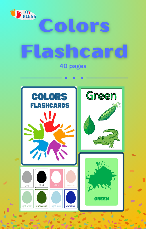 Colors Flash Cards for Early Learning