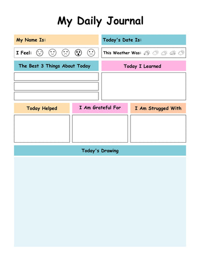 Daily Journal for Kids