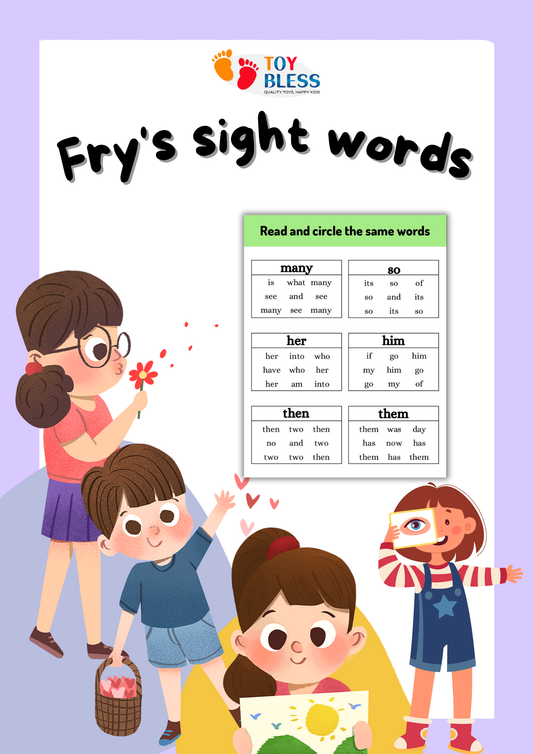 Fry's sight words