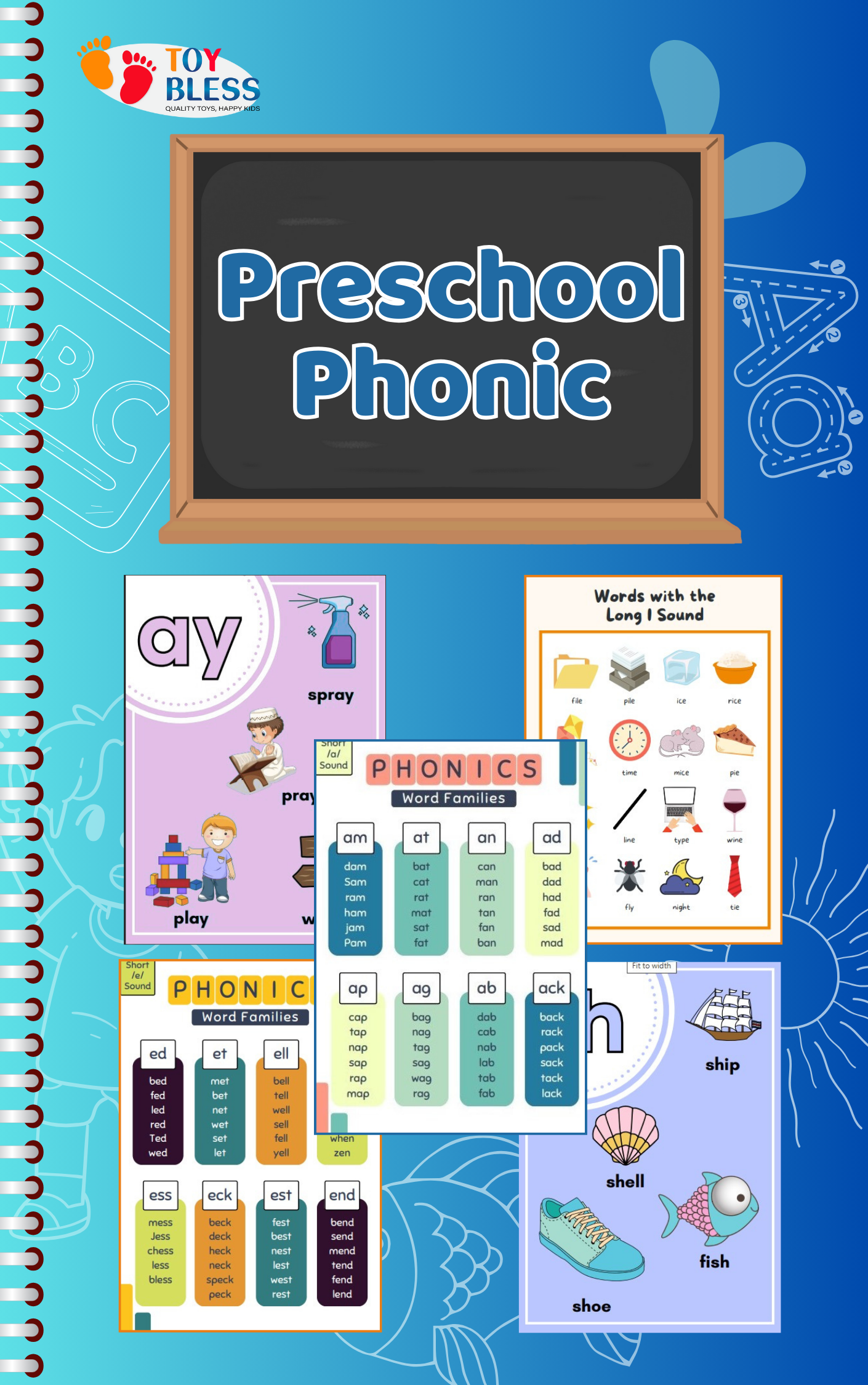 Preschool Phonics Worksheets | (124 pages) Printable Kids Worksheets 🖍️📚