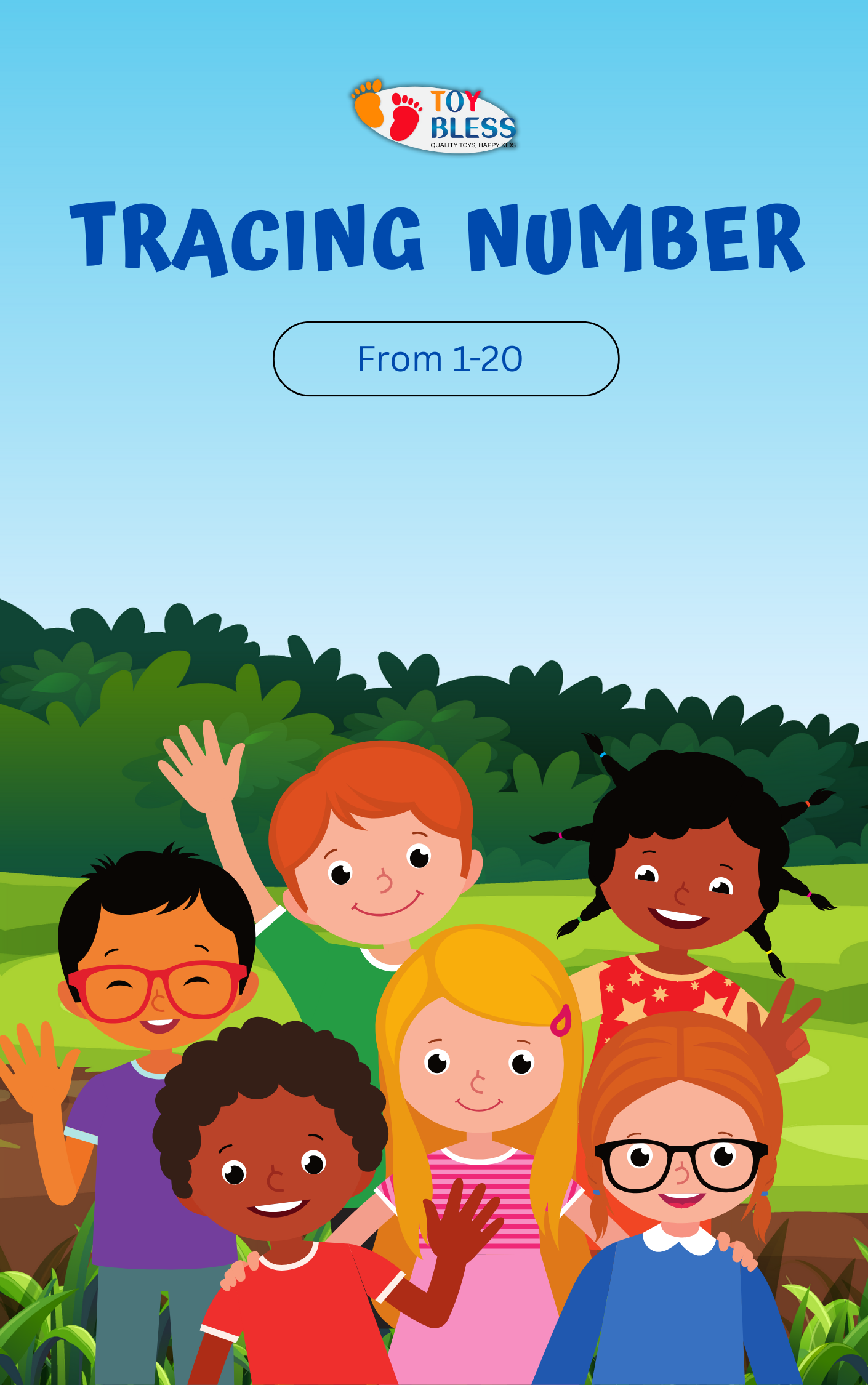 Tracing Numbers 1–20 Worksheet Pack – toybless