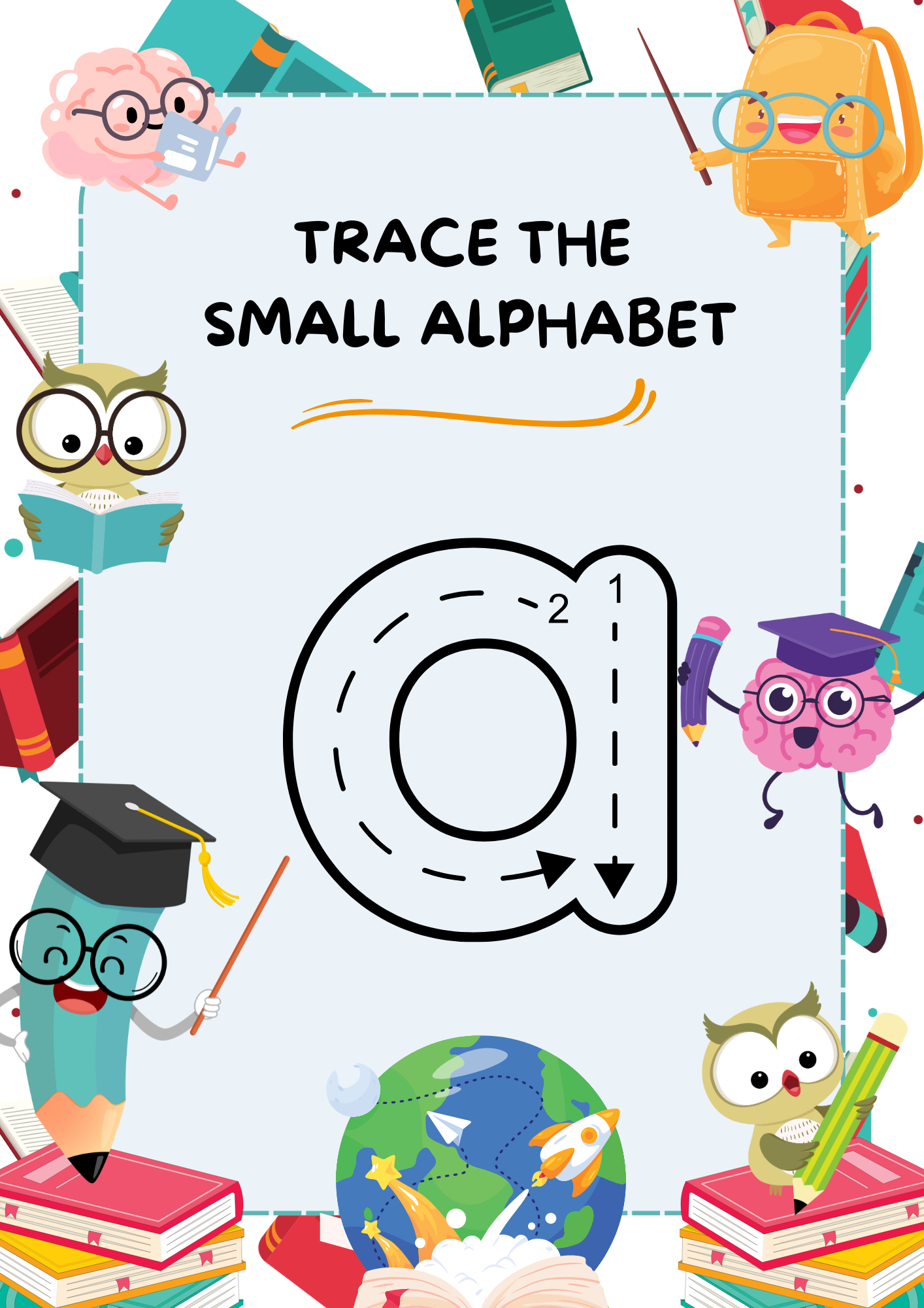 TRACE THE SMALL ALPHABET