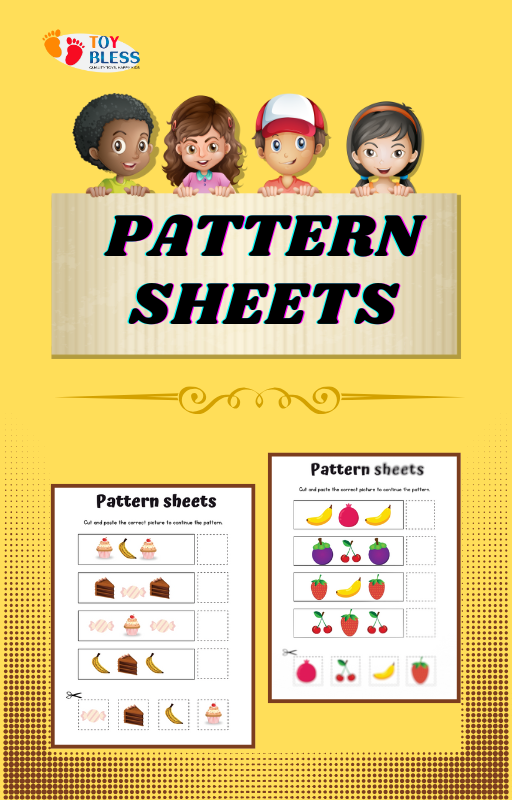 🧩 Pattern Recognition Printable Worksheets – Fun & Engaging Early Learning Activity! 🎨