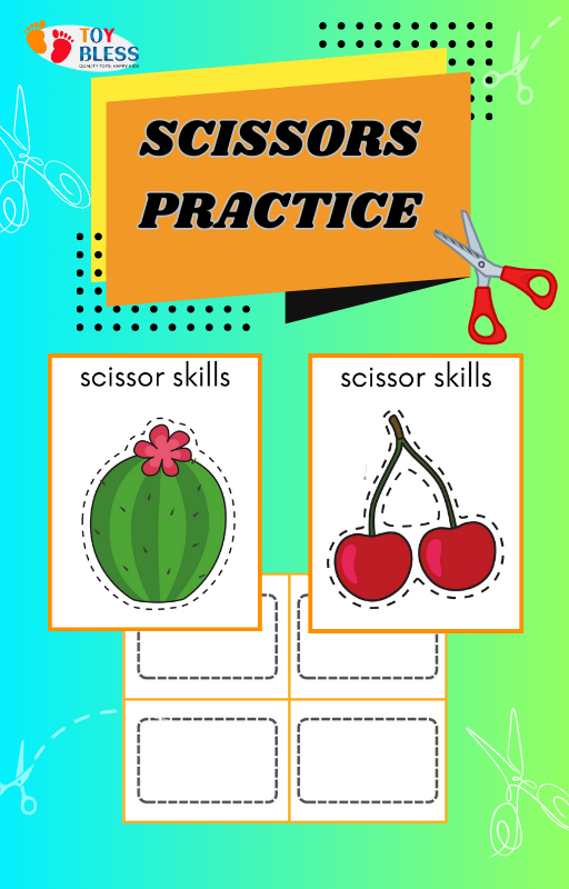 ✂️ Scissor Skills Practice – Fun Cutting Worksheets for Kids! ✂️