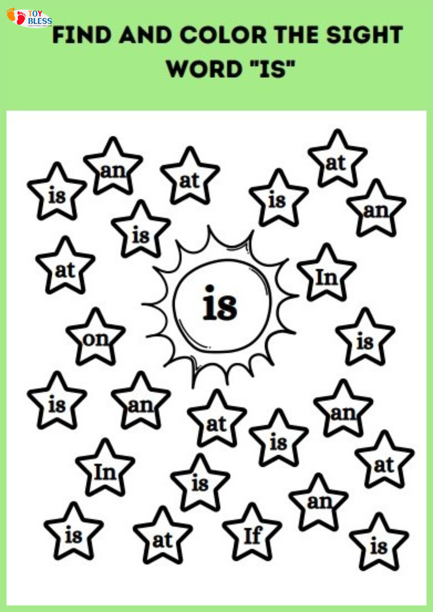 Sight Words Worksheet Bundle |  Printable Kids Worksheets 🖍️📚