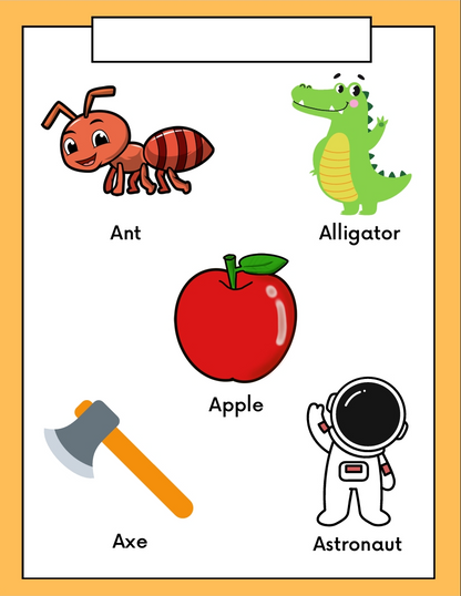 Cut & Paste Activity Printable Worksheets (Ages 3-8) 80 pages – Fun & Educational! ✂️📄