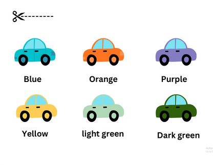 Color Matching Game – Fun & Educational Printable Worksheet for Kids (Ages 3-8)