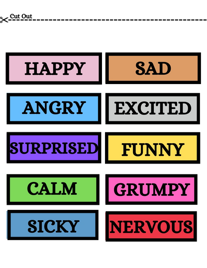 Emotion Activity Printable Worksheets (Ages 3-8) – Fun & Engaging Social-Emotional Learning! 😊🎭