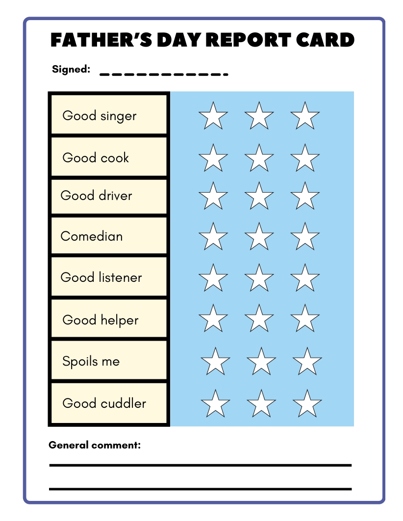 Father’s Day Printable Activity Pack
