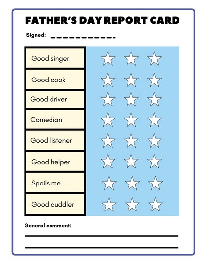 Father’s Day Printable Activity Pack