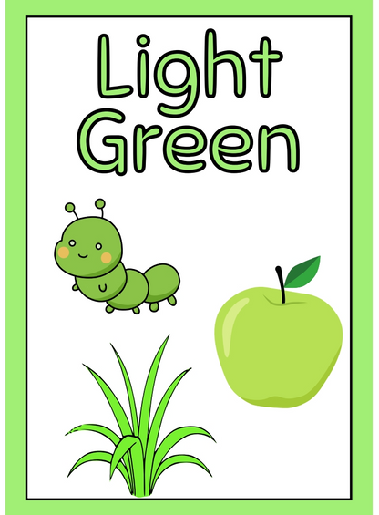 Colors Flash Cards for Early Learning