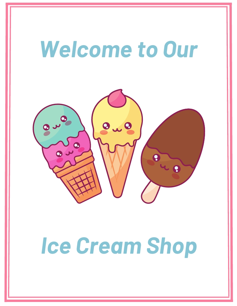 Ice Cream Shop Printable Play Set – Fun & Educational (Ages 3-8) 🍦🍒