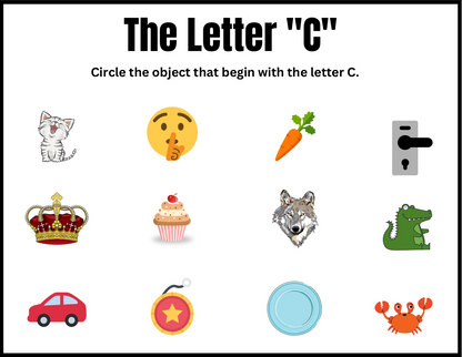 Beginning Sounds Activity Printable Worksheets (Ages 3-8) – Fun Phonics Practice! 🔤🎉