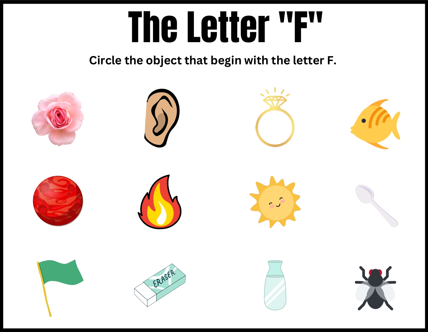 Beginning Sounds Activity Printable Worksheets (Ages 3-8) – Fun Phonics Practice! 🔤🎉