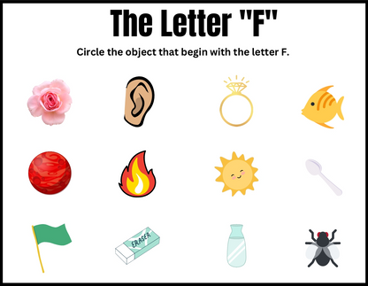 Beginning Sounds Activity Printable Worksheets (Ages 3-8) – Fun Phonics Practice! 🔤🎉