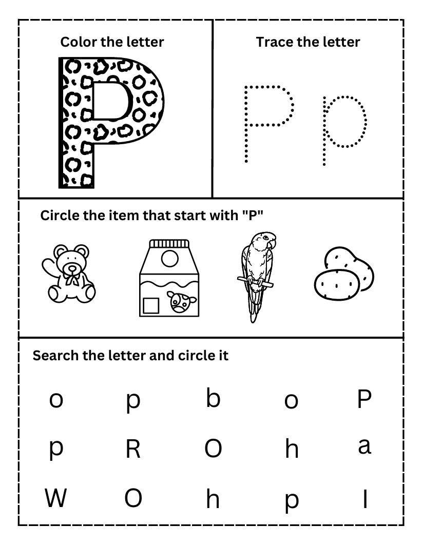 Beginning Sounds Activity Printable Worksheets (Ages 3-8) – Fun Phonics Practice! 🔤🎉