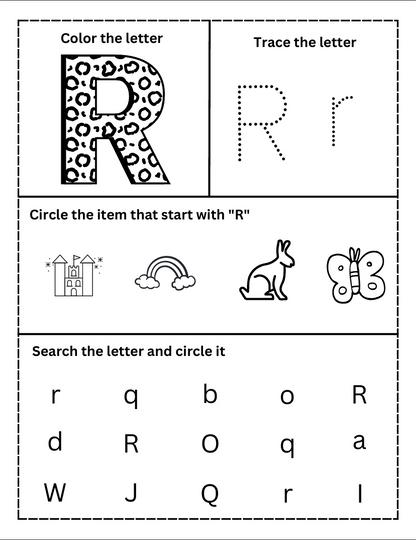 Beginning Sounds Activity Printable Worksheets (Ages 3-8) – Fun Phonics Practice! 🔤🎉