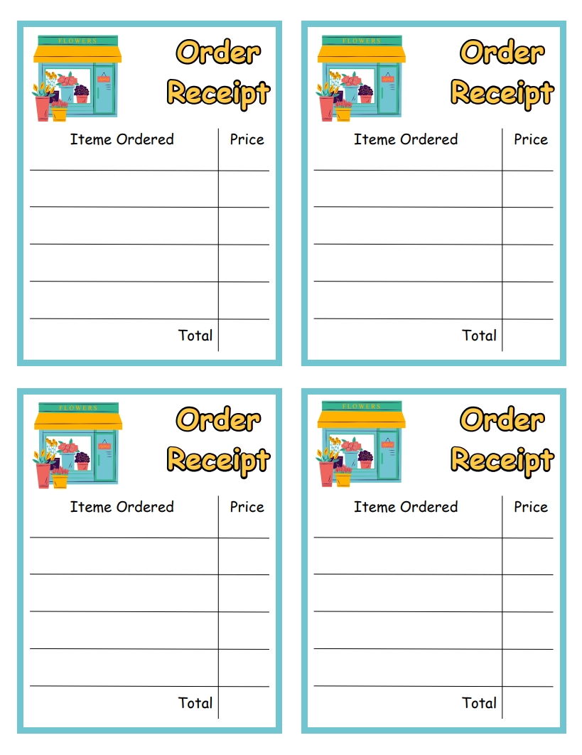 The Flower Shop Printable Activity (Ages 3-8) – Fun Pretend Play & Learning! 🌸🌼