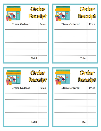 The Flower Shop Printable Activity (Ages 3-8) – Fun Pretend Play & Learning! 🌸🌼