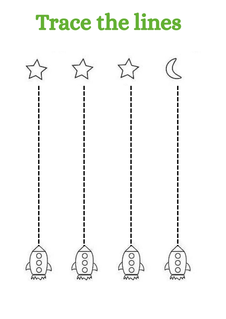 Tracing Line Workbook – 100 Pages of Pre-Writing Fun! ✍️✨