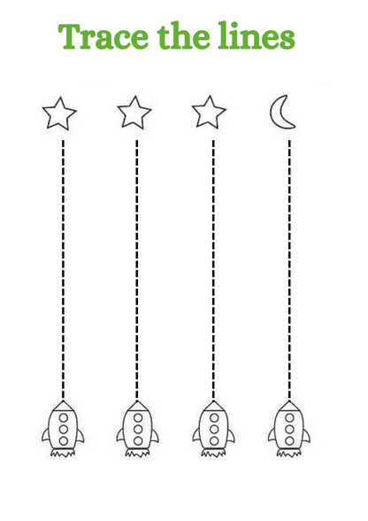 Tracing Line Workbook – 100 Pages of Pre-Writing Fun! ✍️✨