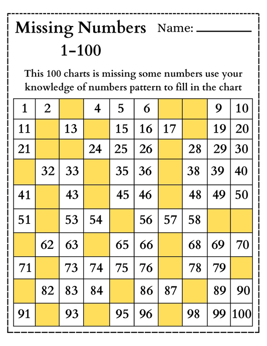 MISSING NUMBERS 02