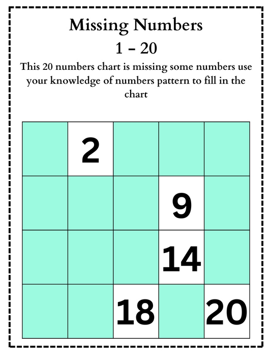 MISSING NUMBERS 01