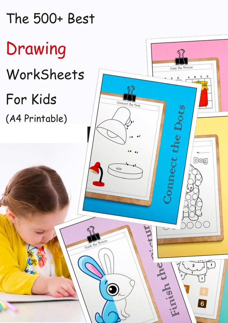 500 Drawing and Coloring