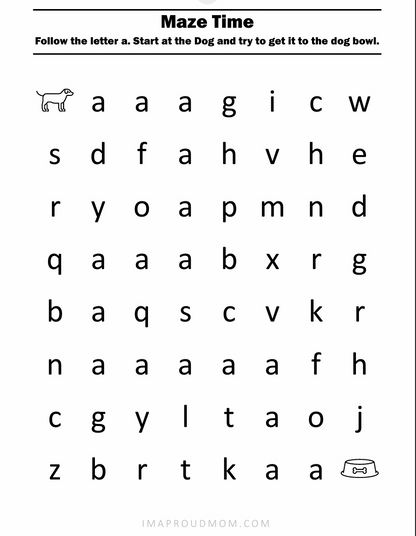 Alphabet Learning