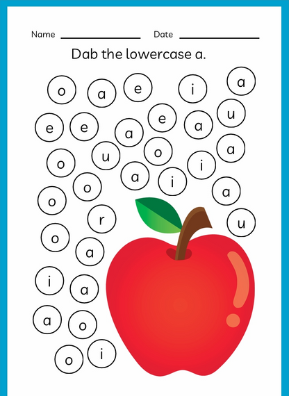 Alphabets Preschool Worksheet