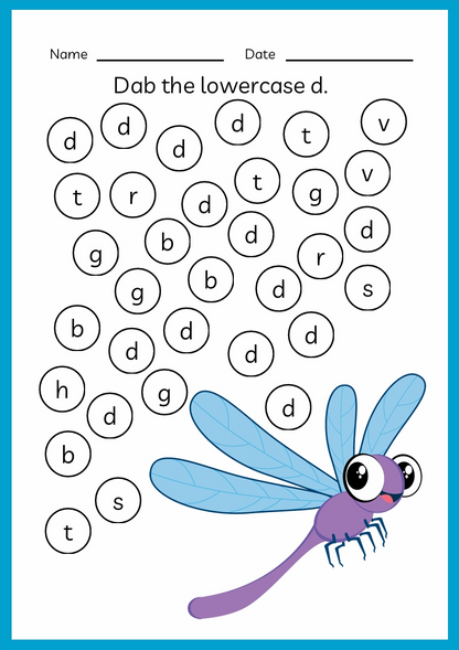 Alphabets Preschool Worksheet