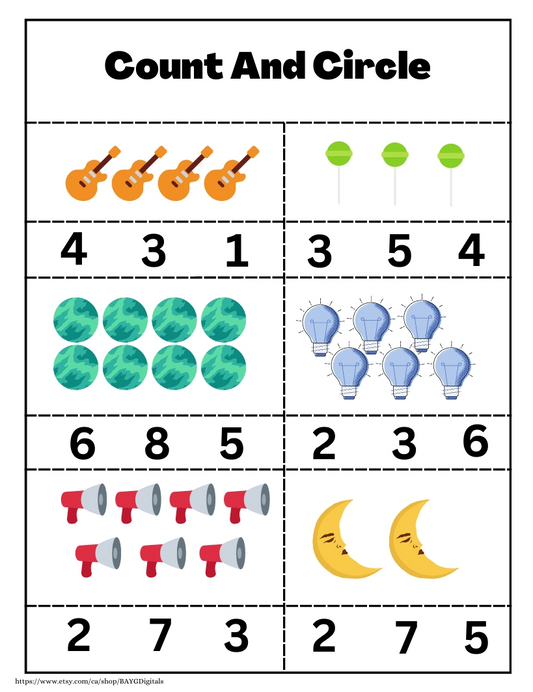 COUNT AND CIRCLE 02