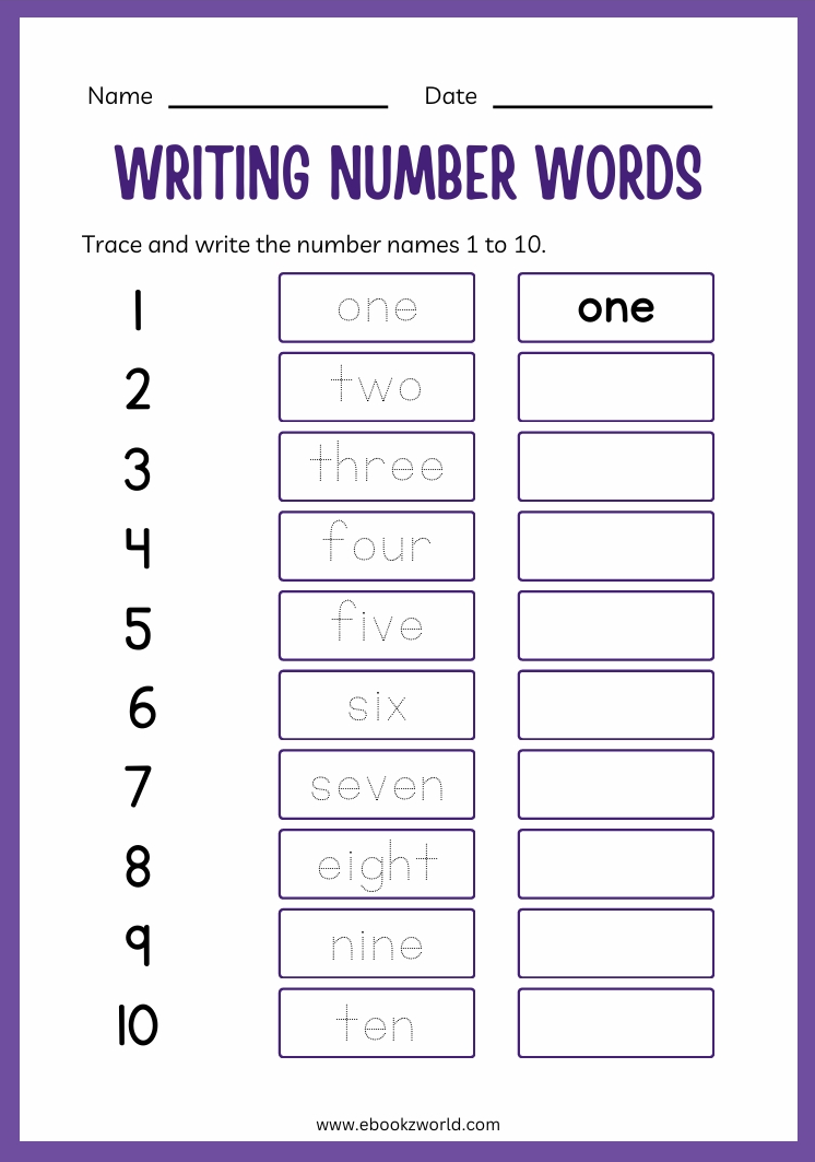 Math Preschool worksheets
