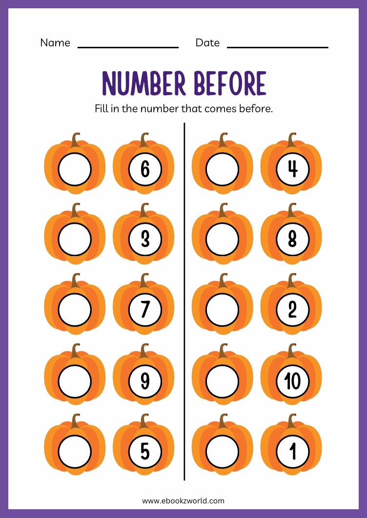 Math Preschool worksheets