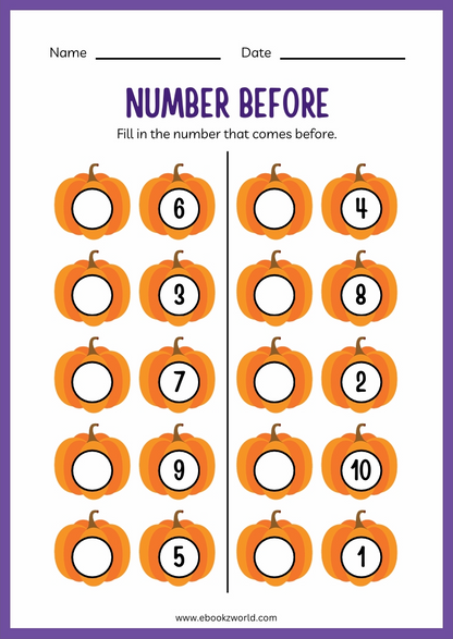 Math Preschool worksheets